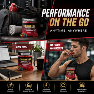 Private Label 5g <strong>Creatine</strong> Monohydrate Gummies 120ct Mixed Berry <strong>Flavor</strong> Workout Supplement Bulk <strong>Creatine</strong> Gummy for Athletes - Product Image 5
