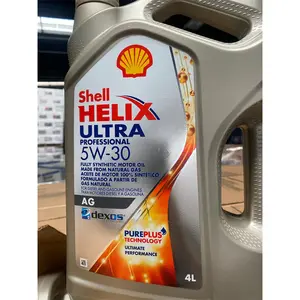 Pelumas Oli Motor 4 Liter, Shell HELIX ULTRA 5W-30, Performa Penuh Sintetis