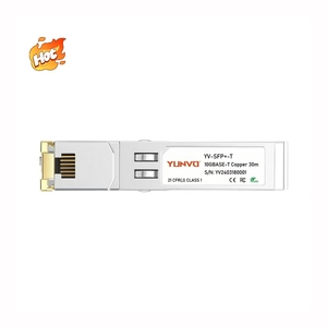 Yunvo ตัวรับส่งสัญญาณ RJ45 10g 10Gbps SFP + 10G โมดูลรับสัญญาณทองแดง30M ใยแก้วนำแสงโมดูลโทรคมนาคม10G SFP RJ45 SFP-10G-X - Product Image 1