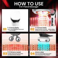 Masajeador Facial Portátil Todo en Uno, Tendencia en Tiktok, Dispositivo de Belleza para Rejuvenecimiento de la Piel, Producto de Belleza para Uso Doméstico, OEM, ODM