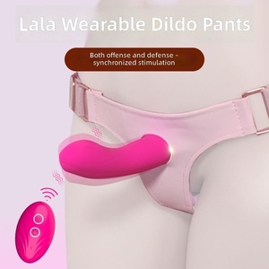Pantalones Pull-Up para Lesbianas, Dildo <span class=keywords><strong>de</strong></span> Masturbación Sexy, Simulación <span class=keywords><strong>de</strong></span> Vibrador, Juguetes Sexuales para Adultos, Control Remoto Silencioso por APP - Product Image 1