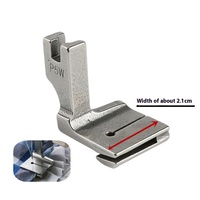 Accessoire pour machine à coudre plate P5W, pied presseur industriel à double couture, supérieur plat, inférieur plissé, engrenage en métal