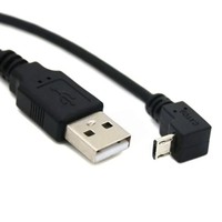 Câble de connectivité USB 2.0 micro USB mâle vers USB mâle à 90 degrés pour la charge et le transfert de données, 30 cm, 50 cm, 1 m, pour tablette