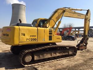 Komatsu รถขุด PC200มือสอง PC200-6/7ปั๊มกระปุกเกียร์เครื่องยนต์ญี่ปุ่นส่วนประกอบหลัก PLC รับประกัน1ปีเซี่ยงไฮ้ - Product Image 5