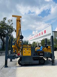 가정 농장에 대한 260 미터 전체 유압 크롤러 물 우물 드릴링 장비 디젤 새로운 기어 박스 펌프 락 드릴 - Product Image 4