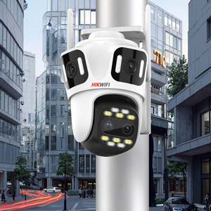 3MP/9MP exterior <span class=keywords><strong>IP</strong></span> <span class=keywords><strong>Wifi</strong></span> tres lentes pantalla seguridad PTZ seguimiento automático Video <span class=keywords><strong>Multi</strong></span> lente inalámbrico CCTV Cámara De vigilancia ICSEE - Product Image 1