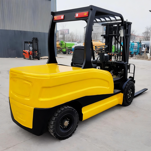 Chariot élévateur tout-terrain 4 tonnes, batterie lithium haute performance, capacité 5000 kg, utilisation intérieure/extérieure pour parcs industriels - Product Image 1