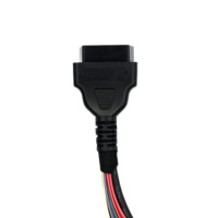 Cable Universal OBD2 de 16 Pines CAN/K-Line con Alimentación CC para Reparación y Diagnóstico de ECU J1962