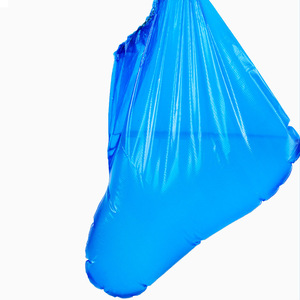 Disposable Plastic <b>Boot</b> <b>Covers</b> Blue One Size Rain Protection Moisture Proof For Home And Rural Use - Product Image 3