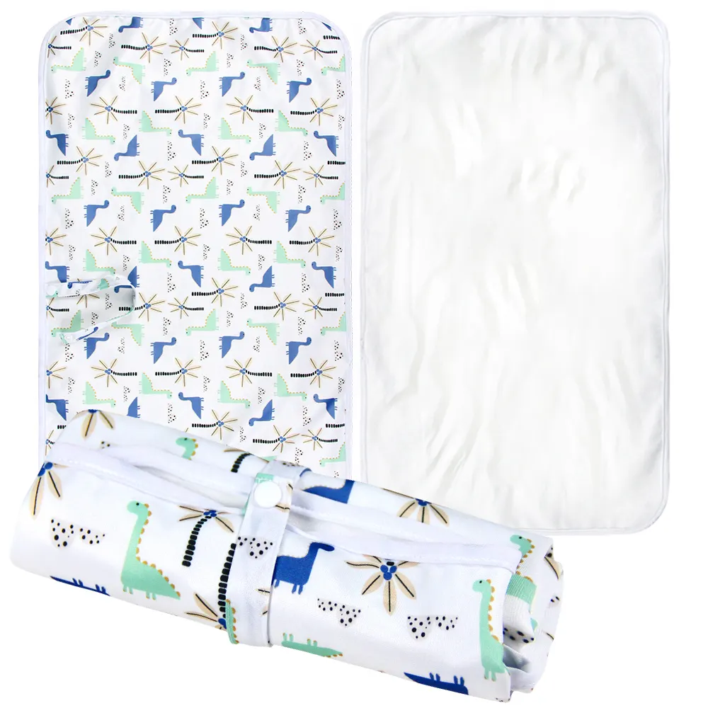 Natucare folding waterproof baby diaper changing mat xl foldable reusable diaper changing mat