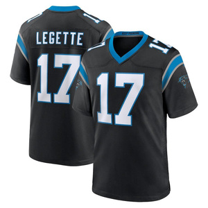 Großhandel Genähte American Football Trikots Neue Saison # 10 Legette # 4 McMillan # 9 Young Carolina Panthers Stickerei-Trikots - Product Image 1