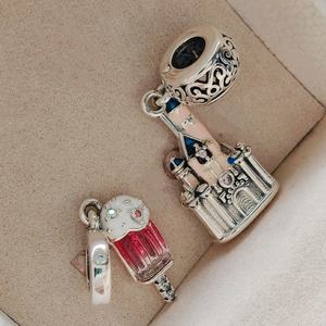 Breloques en argent sterling 925 certifiées GDTC HaYa PAN-45 de style Ipan pour la fabrication de bijoux, bracelets à breloques unisexes - Product Image 1