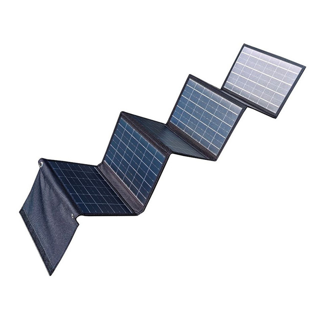 Portable Foldable Solar Panel Outdoor Waterproof USB Monocrystalline Solar Charger for Camping Travel