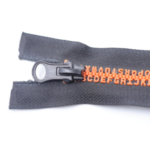 Fermetures éclair à extrémité fermée de qualité supérieure, à dents colorées alphabet, <span class=keywords><strong>Vislon</strong></span> 5, prix de gros #   Fermeture éclair en résine pour sac à dos - Product Image 2