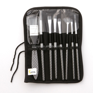 <strong>Best</strong> Quality <strong>Artist</strong> <strong>Brushes</strong> Acrylic <strong>Paint</strong> <strong>Brush</strong> Set Flat Nylon Hair With Wood Handle for Acrylic <strong>Paint</strong> Painting - Product Image 2