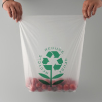 Sacs poubelle compostables à cordon pour les déchets de cuisine, sacs en plastique PLA+PBAT certifiés ASTM D6400