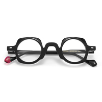 Monturas de Gafas de Diseño Retro Vintage Italiano, Monturas Ópticas de Acetato de Alta Calidad para Hombre y Mujer, Gafas con Logotipo Personalizado