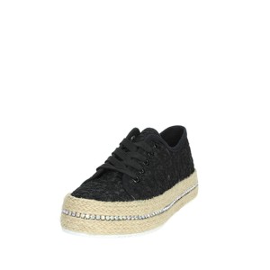 Espadrillas autunnali antiscivolo 8440 scarpe leggere piatte stampate in juta PU chiusura sottoveste traspirante per uso esterno nero - Product Image 6