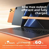 Câble de charge rapide double Type-C 60W avec matériau tressé compatible PD pour les anciens appareils Android