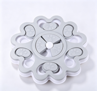 Jouet distributeur de friandises interactif pour chien, labyrinthe anti-étouffement, anti-ennui, en plastique durable et écologique, design moderne