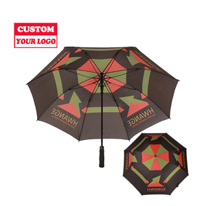Parapluie de golf personnalisé avec logo, grand format, ouverture automatique, résistant au vent, 30 pouces, 60 pouces, 190T pongee, fibre de verre, sublimation personnalisée - Product Image 4