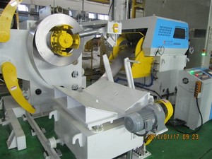 3 trong 1 cuộn dây thép decoiler ép NC Feeder uncoiler leveler Con lăn servo cho đấm tấm dòng - Product Image 3