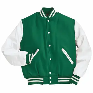 Wholesale Custom latest Designs Long Sleeve For Baseball Jacket Men Plain Blank Letterman Jackets
