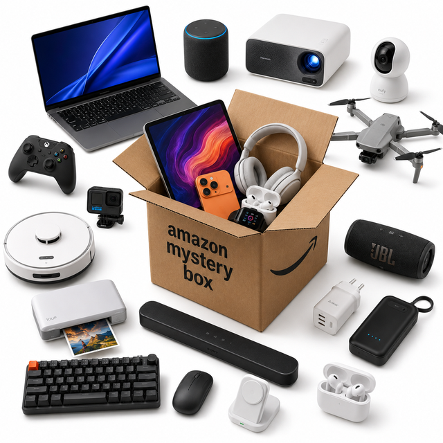 2026 Amazons Returns Electronics Pallet Mystery Box Tablet Game Console Earbuds Hot Sale for TikTok Ebay Wholesale Resale