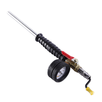 Accessoire de gonflage de pneus avec manomètre, embout de gonflage rapide et facile pour pneus de voiture et de camion, et manomètre de pression des pneus pour compresseur