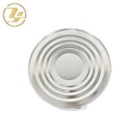 Bidon de peinture rond vide en fer blanc de 5 L, avec couvercle à anneau de serrage, sérigraphié pour peinture à base d'eau, baril métallique