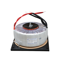 Onduleur de transformateur toroïdal monophasé haute Performance 40db bruit de travail 220v-24v cadre de bobine en cuivre avec bobine toroïdale