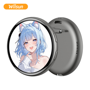 Badge numérique E01 AI Version E en gros, rechargeable 400 mAh Type C, avec affichage personnalisé et cordon, compatible OEM en grande quantité - Product Image 5