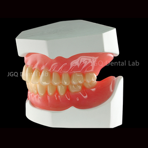 Dentiere in acrilico completo preciso dentiere acrilico parziale invisibile ISO CE approvato per il recupero orale - Product Image 1