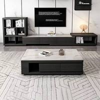 Meuble TV et table basse en pierre de haute qualité, design moderne et durable, dernier cri, pour salon et chambre.