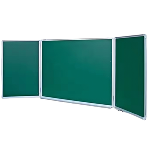 <span class=keywords><strong>Pizarra</strong></span> verde <span class=keywords><strong>plegable</strong></span> con marco de aluminio Paneles de escritura múltiples para aula y Centro de Capacitación Optimización del espacio - Product Image 4