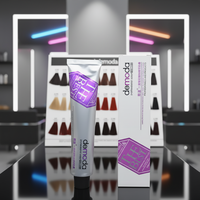 Crème colorante permanente pour cheveux 100ml Sans PPD Sans ammoniaque Formule à base de plantes OEM Couverture des cheveux gris en salon Certifiée MSDS