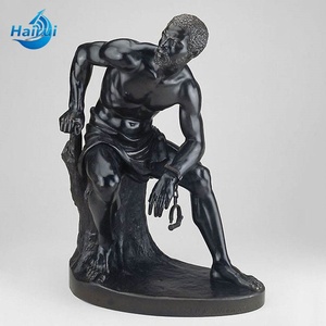Sculpture en <span class=keywords><strong>bronze</strong></span> polie sculptée à la main, célèbre statue du Penseur pour la décoration <span class=keywords><strong>de</strong></span> jardin - Product Image 1