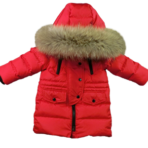 <span class=keywords><strong>Manteau</strong></span> long pour filles avec fermeture éclair, respirant, vêtement d'extérieur d'hiver, capuche amovible, design type gilet de sauvetage, achat en gros Chine - Product Image 1