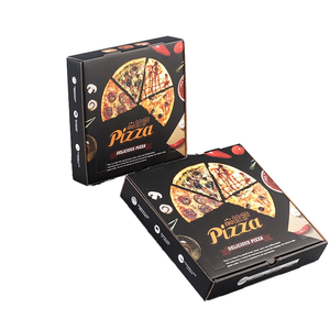 Cajas de Cartón Corrugado para Pizza Personalizadas al por Mayor, Envases Desechables para Alimentos, Impresión Digital y Flexográfica, Suministro de Fábrica OEM, FOB - Product Image 1