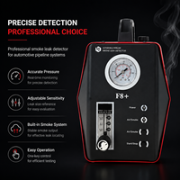 Machine à fumée professionnelle F8+ à débit réglable, détection de fuites, DC12V, arrêt automatique, équipement de diagnostic pour conduites de véhicules