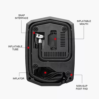 Camping Outdoor Heavy Duty Professional High Pressure Compact Mini Universal Durable Digital Tire Inflator Portable 12v