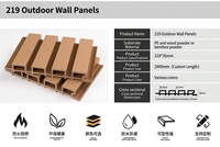 Panneau mural WPC rustique moderne, composite bois-plastique, revêtement mural imperméable à grain de bois, colle de protection environnementale