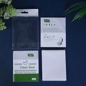 Papier de couverture de siège de <span class=keywords><strong>WC</strong></span> jetable hygiénique de voyage jetable - Product Image 5