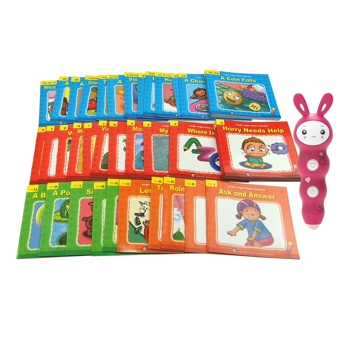 Trẻ Em Máy Học Tiếng Anh Phonics Reader Jingle Âm Thanh Cuốn Sách Nói Bút Cuốn Sách Cho Trẻ Em