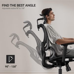 Office <b>Chair</b> 3-Position Adjustable Backrest Silla Ergonomica Oficina Silla Gamer - Product Image 2