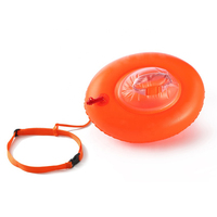 Orange jaune rose Nylon PVC sécurité natation bouée remorquage flotteur beignet Mini flottant Air sec sac pour nageurs équipement de plongée accessoires