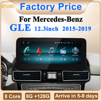Système multimédia GPS tactile à écran partagé Android 15 sans fil CarPlay Android Auto STWEI 12,3 pouces pour Mercedes Benz GLE AMG