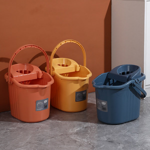 <span class=keywords><strong>Cubo</strong></span> <span class=keywords><strong>de</strong></span> Plástico PP Multiusos Resistente <span class=keywords><strong>de</strong></span> 15L, Pequeño y Ligero, para Limpieza <span class=keywords><strong>de</strong></span> Pisos, con Asa y Sistema <span class=keywords><strong>de</strong></span> Escurrido - Product Image 2