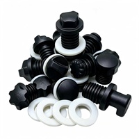 Bouchon de vidange en silicone pour glacière, accessoire de réparation et de remplacement, en plastique et caoutchouc, à montage inférieur, personnalisé en usine
