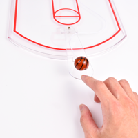 Mini table de jeu à boire de basket-ball en gros avec 6 verres à liqueur jeu de bar de bureau